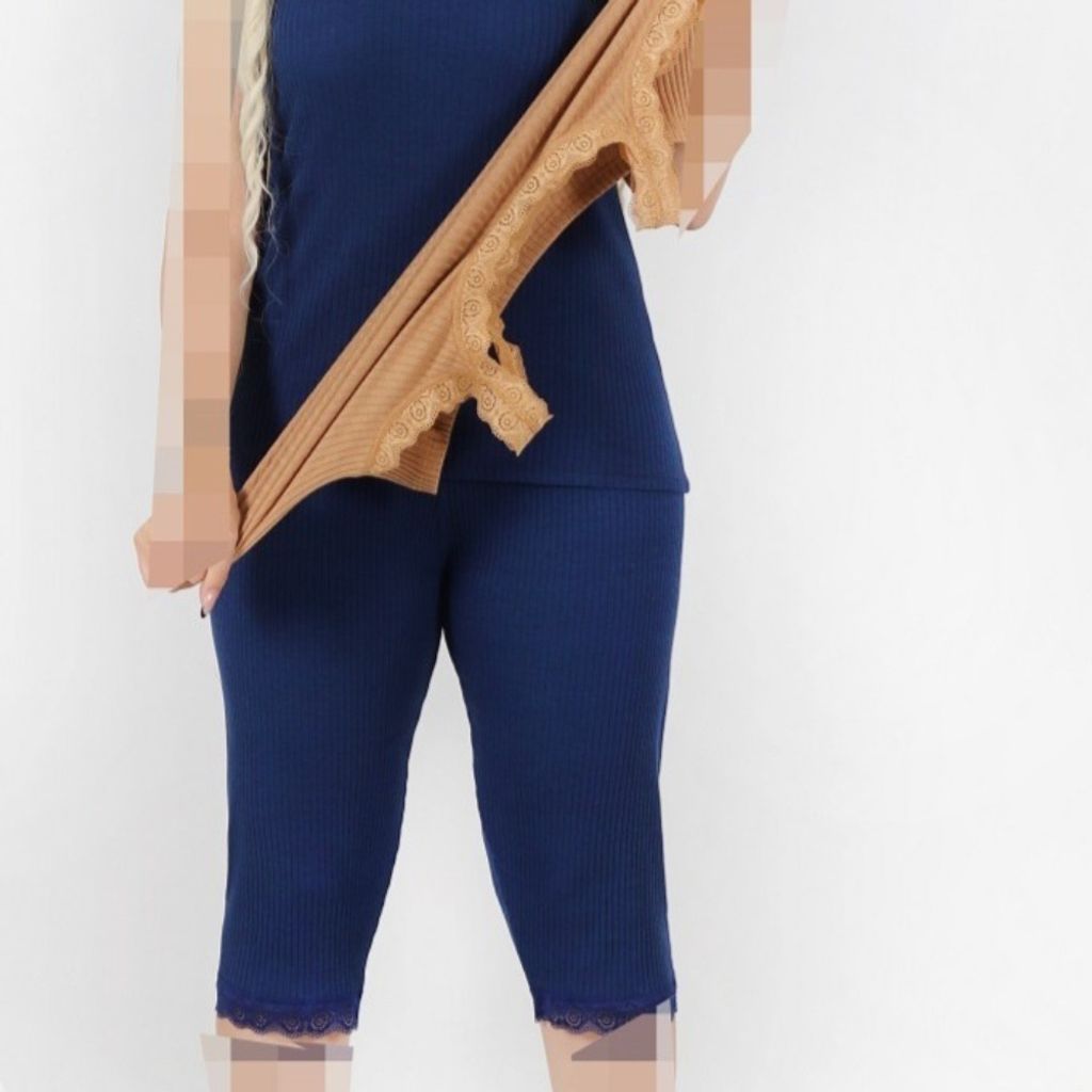 قیمت ارزان ست تاپ و شلوارک گیپوری زنانه کرکره ای