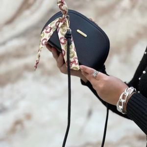 کیف رودوشی زنانه آویز دار کوچک کیف ترند کیف اسکارف دار زنانه دخترانه مینی