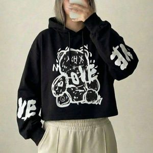 هودی خرسی نخ پنبه دخترانه وزنانه