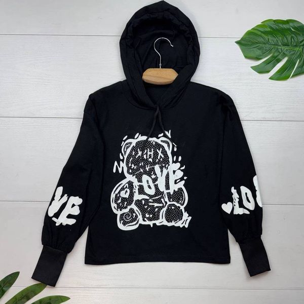 هودی خرسی نخ پنبه دخترانه وزنانه