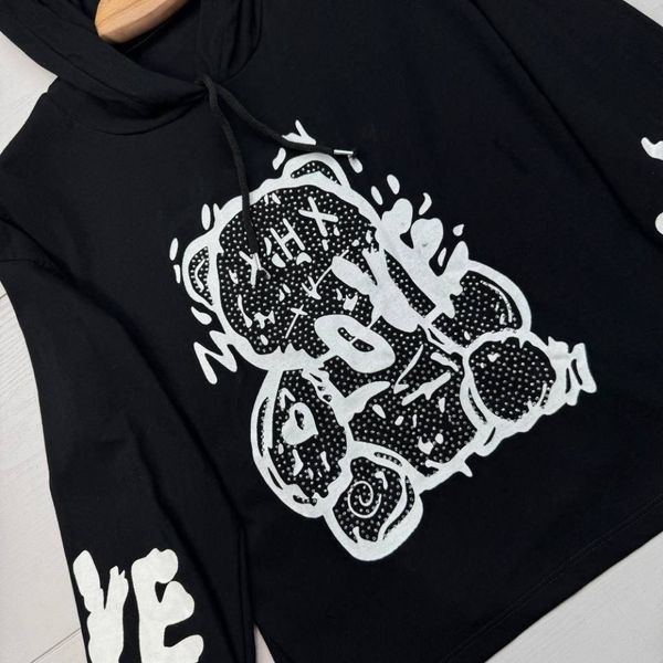 هودی خرسی نخ پنبه دخترانه وزنانه