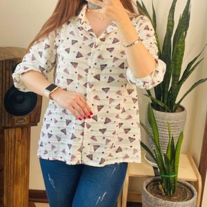 شومیز نخی هندسی