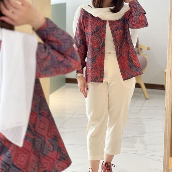 شومیز کتان پوپلین