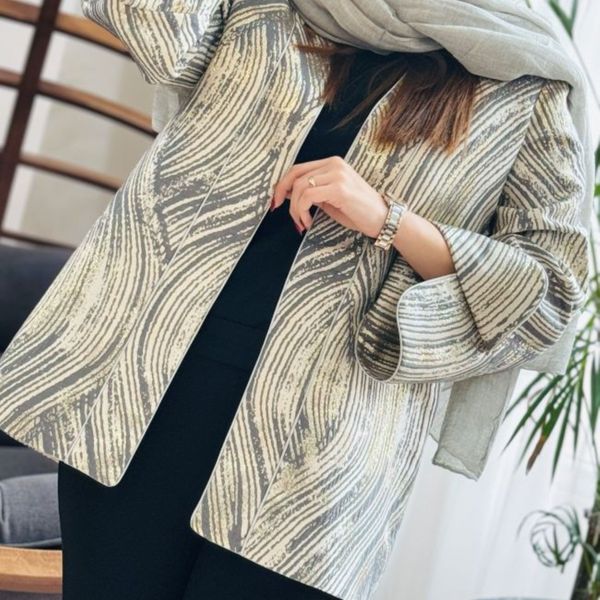 مانتو ژاکارد استایل