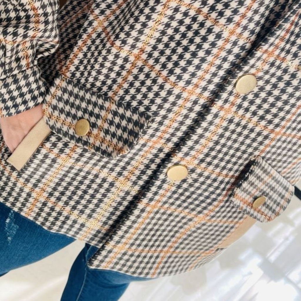 فروش اینترنتی پالتو جیر شاین دار