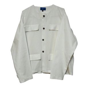 شومیز زنانه سفید مدل جیب نما