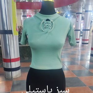 قیمت ارزان کراپ نیم تنه کبریتی 220000