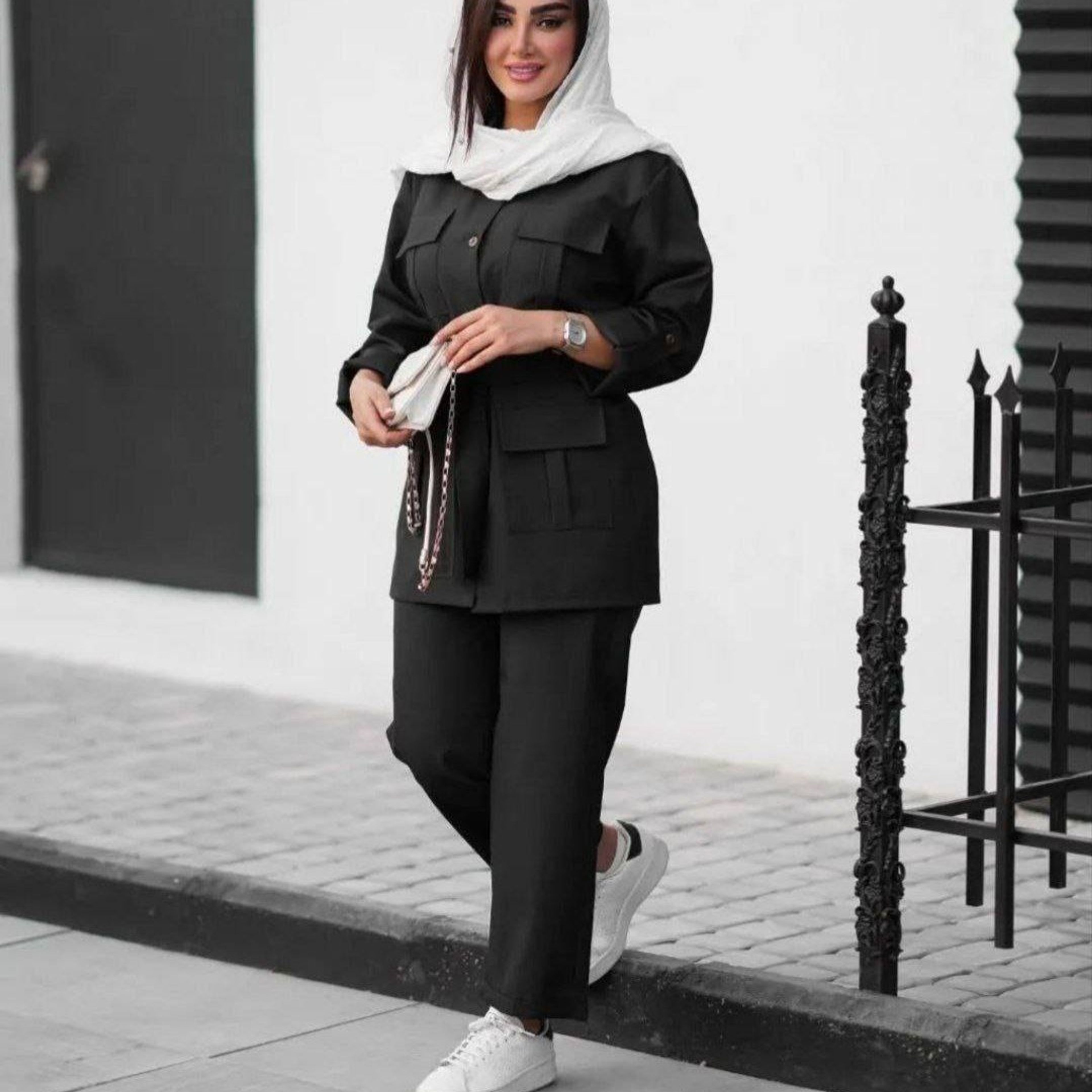 خرید اینترنتی مانتو و شلوار مدل کژال