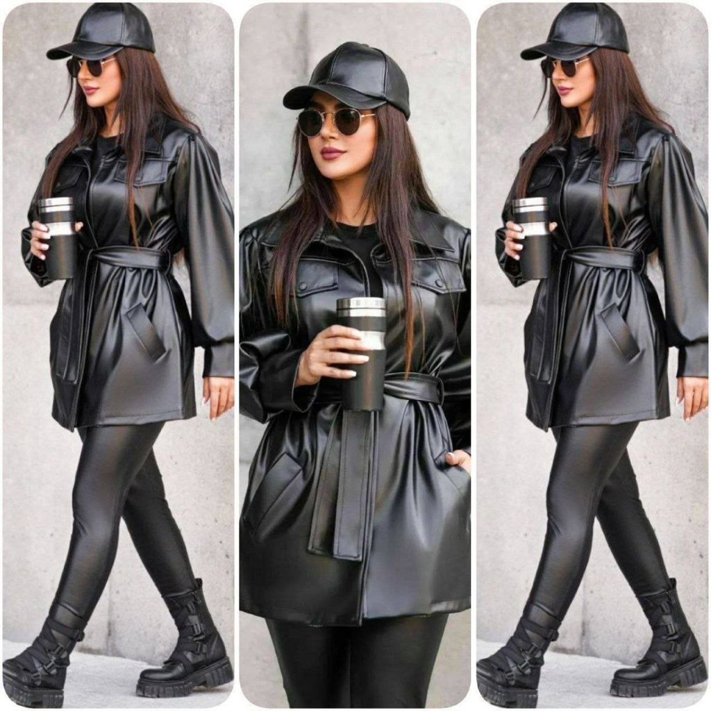 فروش اینترنتی مانتو چرم یاشین