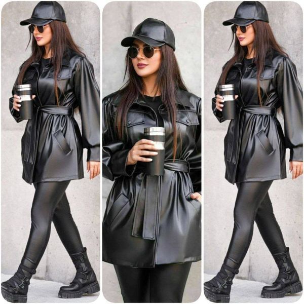 مانتو چرم یاشین