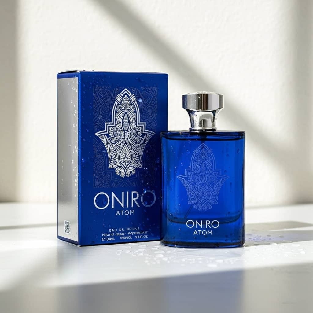 مشخصات عطر بسیار کمیاب مردانه اونیرو آبی یا اتم فراگرنس ورد - تعداد بسیار محدود