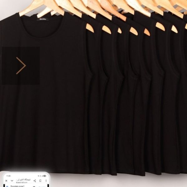 تاپ زنانه مشکی کبریتی