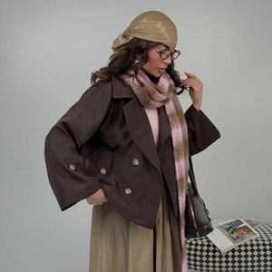 خرید انلاین ترنچ کت آستین پاگون دار کد 120401