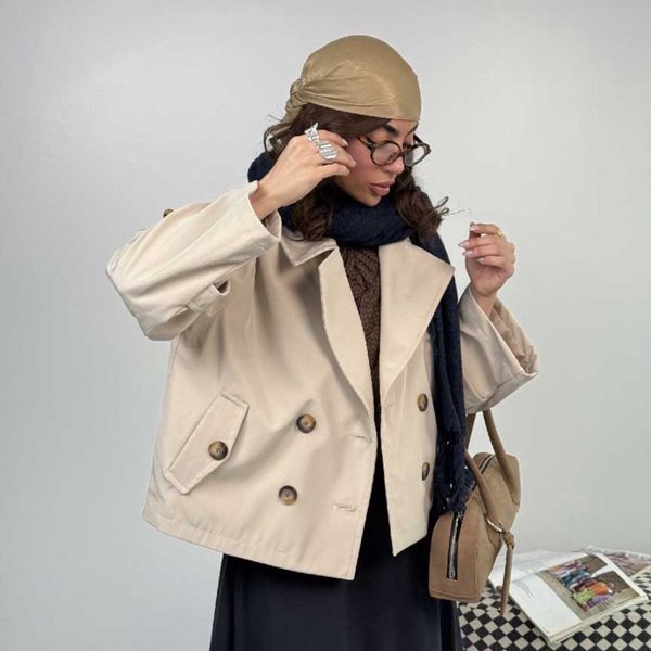 ترنچ کت آستین پاگون دار کد 120401