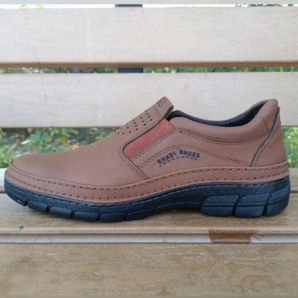 کفش مردانه روزمره رنگ حنایی مدل کشی سایز 40 تا 44