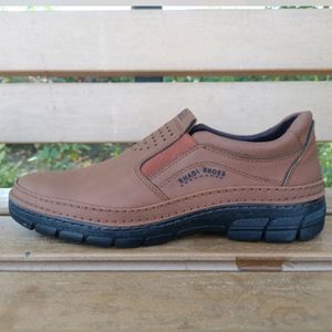 خرید آنلاین کفش مردانه روزمره رنگ حنایی مدل کشی سایز 40 تا 44