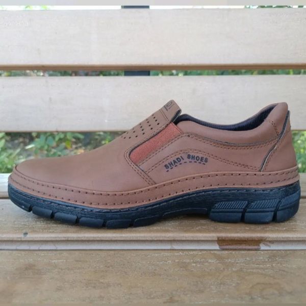 کفش مردانه روزمره رنگ حنایی مدل کشی سایز 40 تا 44