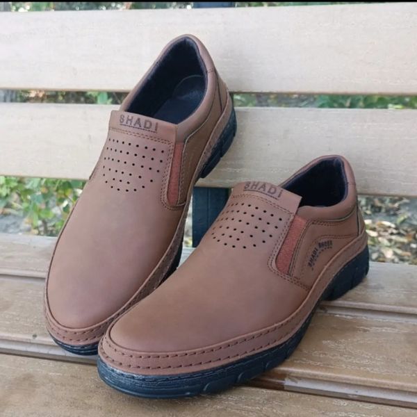 کفش مردانه روزمره رنگ حنایی مدل کشی سایز 40 تا 44