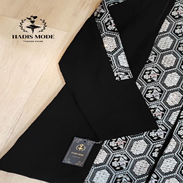 کت کرپ سوزندوزی مخمل مدل لادن