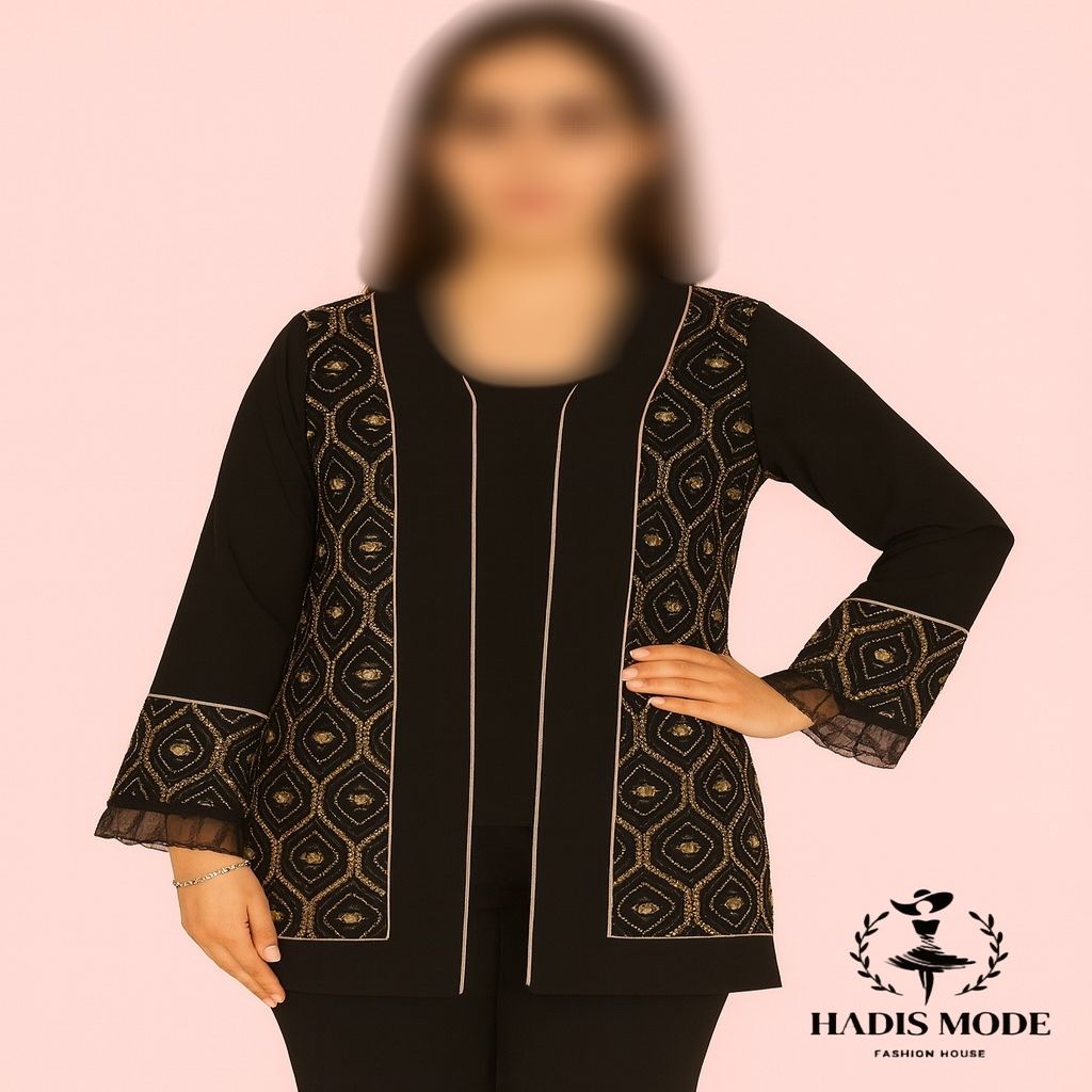 خرید اینترنتی قیمت کت کرپ سوزندوزی مخمل مدل کرشمه