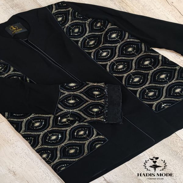 کت کرپ سوزندوزی مخمل مدل کرشمه