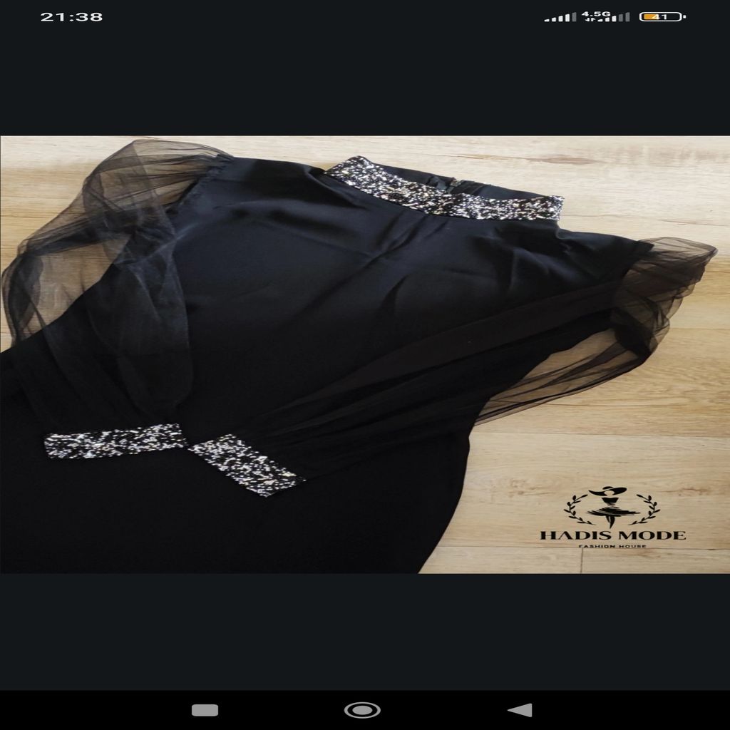 خرید اینترنتی قیمت پیراهن مشکی زنانه دخترانه یقه سواروسکی