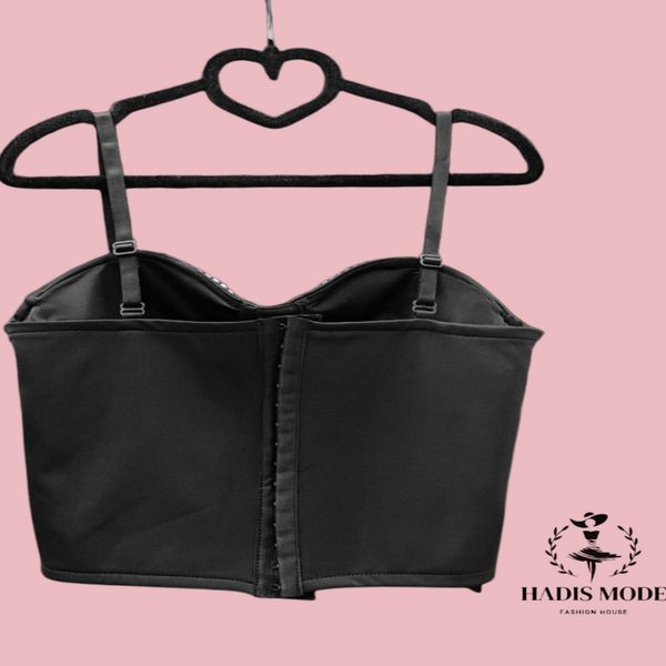 تاپلکس مجلسی زنانه دخترانه نگین ریسه ای ترک