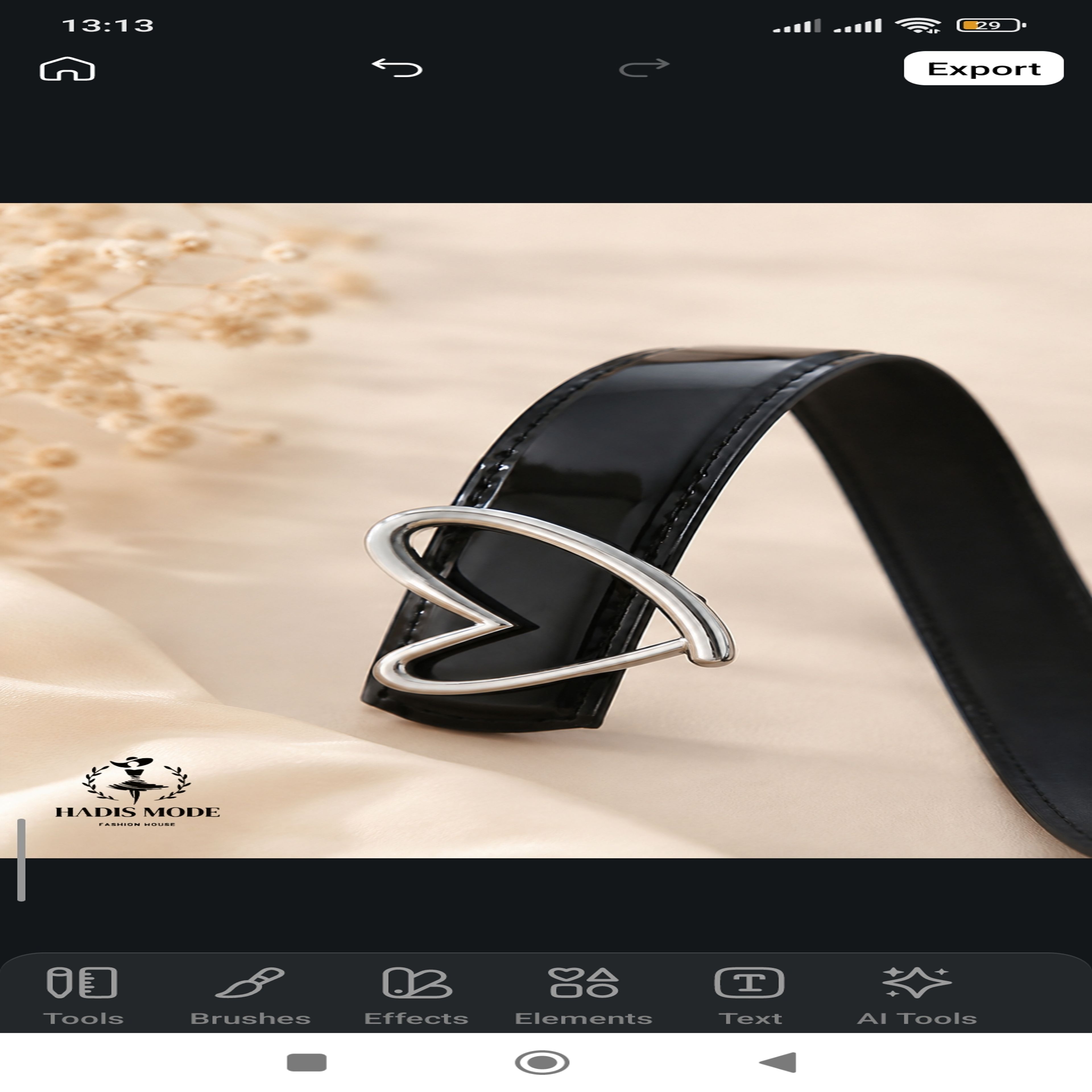 خرید اینترنتی قیمت کمربند زنانه وارداتی دور دوخت قلب رنگبندی