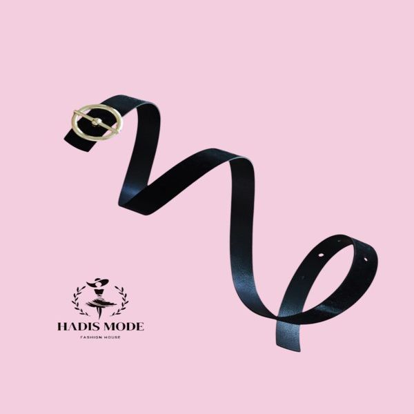 کمربند زنانه سگک وارداتی رنگ ثابت مدل گره