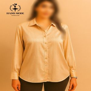 خرید اینترنتی قیمت شومیز زنانه یقه مردانه ساتن فیورا