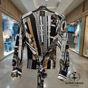 خرید اینترنتی قیمت شومیز ساتن ابریشم ورساچه