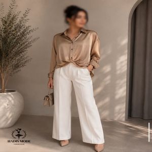 شومیز مجلسی دخترانه زنانه ساتن ژولیت گره ای