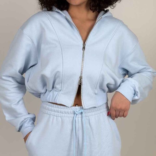 ست سوییشرت و شلوار برش دار کد 160876