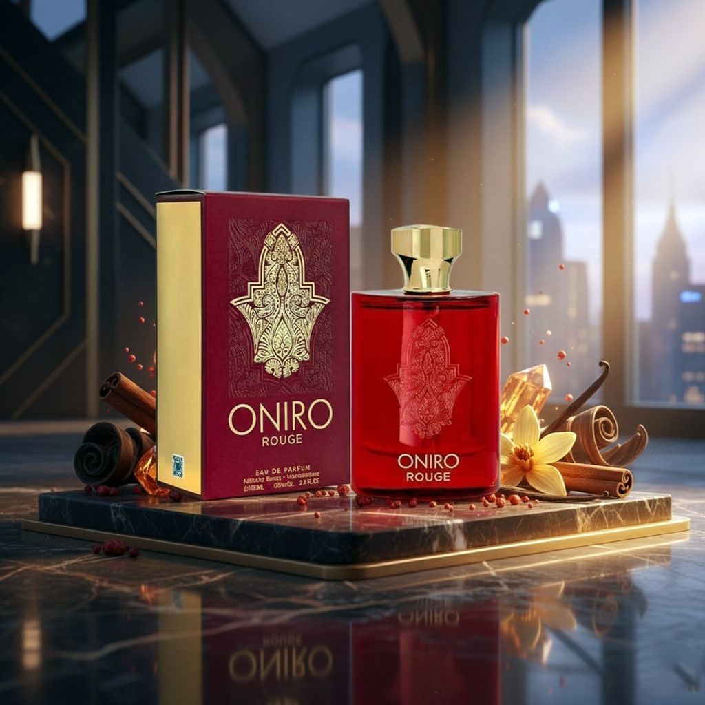 خرید انلاین عطر ادکلن پرفروش مردانه فراگرنس ورد اونیرو رژ قرمز - گرم و شیرین - 100 میل