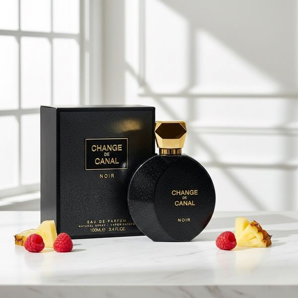 عطر اصل امارات خاص زنانه چنج د کانال نویر فراگرنس ورد - گرم شیرین مرکباتی