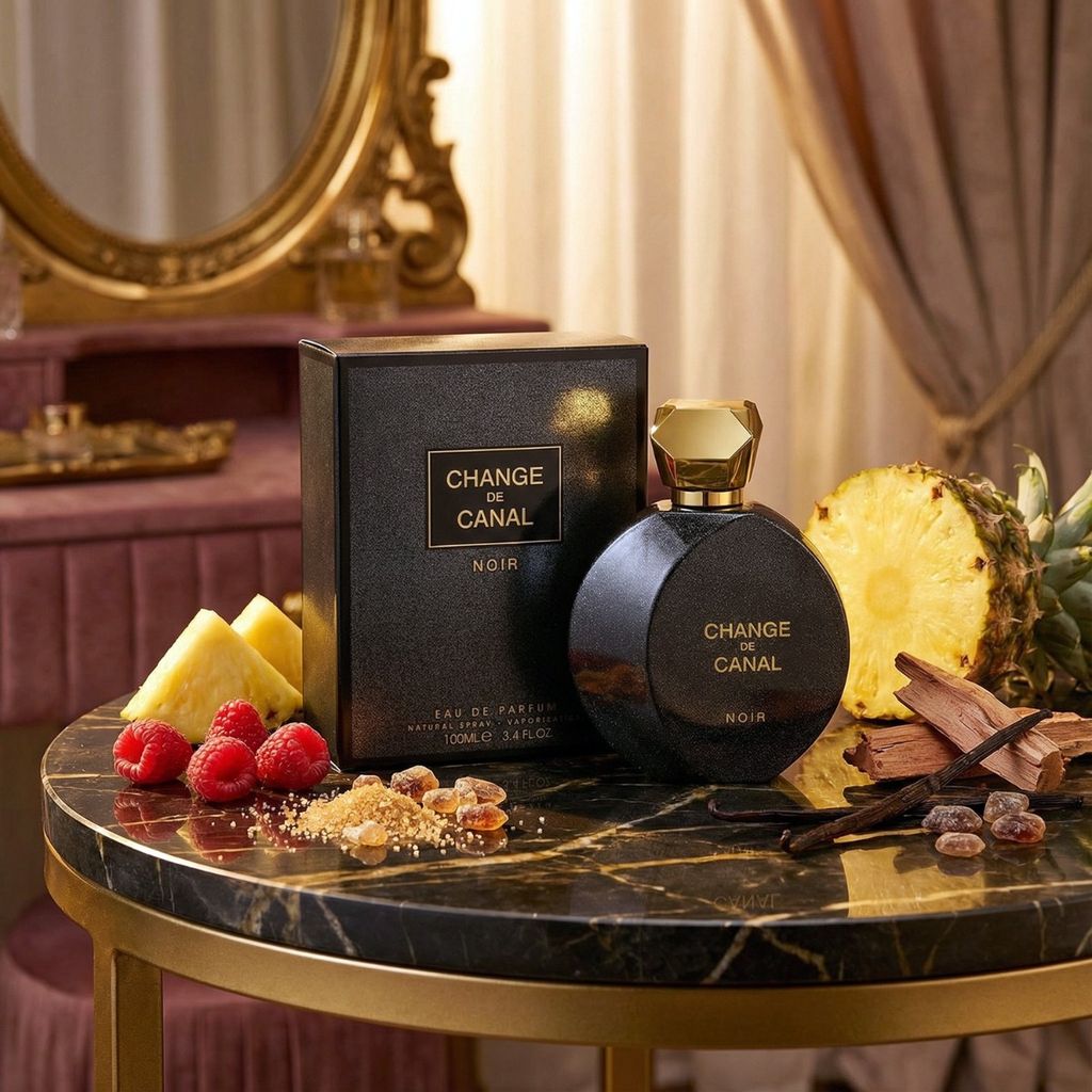 خرید اینترنتی عطر اصل امارات خاص زنانه چنج د کانال نویر فراگرنس ورد - گرم شیرین مرکباتی