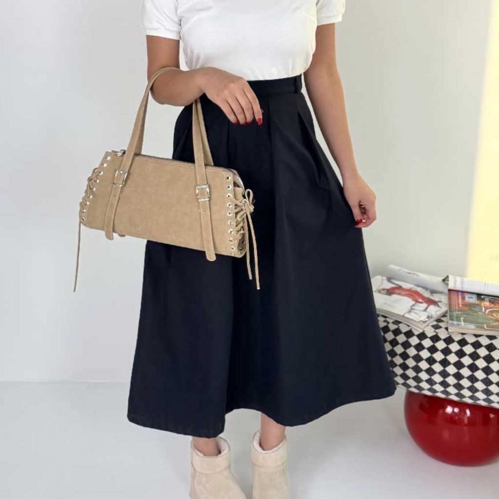 خرید اینترنتی ست کت و پیراهن کتان کد 160877