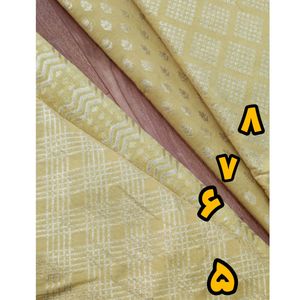 قیمت ارزان پارچه لینن زری بافت 2