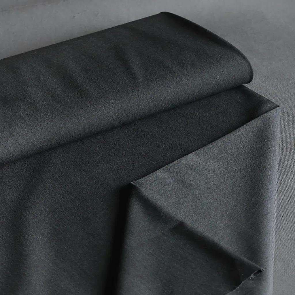 خرید اینترنتی قیمت پارچه گاباردین ترک 1177 - رنگ ذغالی تیره