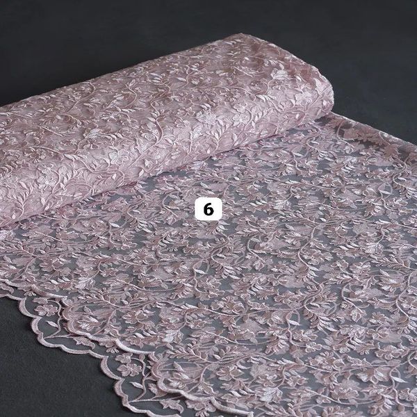 پارچه دانتل داماس 1226 - رنگ 6