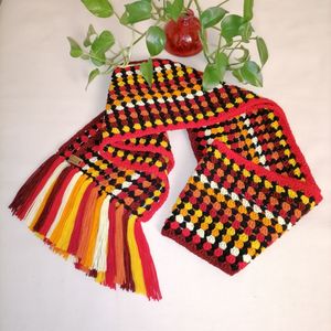 فروش اینترنتی شالگردن چندرنگ دستبافت، زنانه، مردانه کد 1102