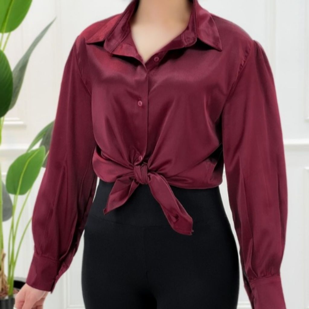 خرید انلاین شومیز ساتن پارسی