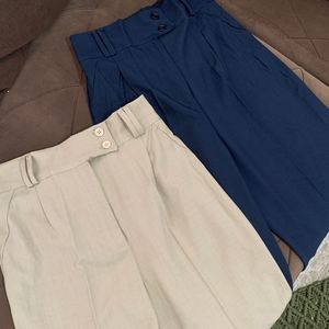 شلوارنیم بگ پارچه ای