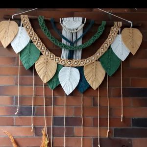 دیوار کوب مکرومه بافی مدل دیلا