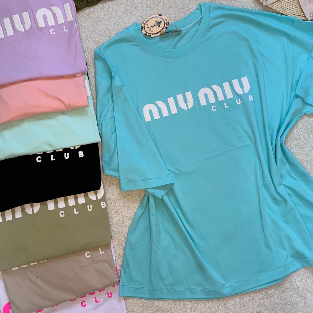 قیمت تیشرت باکسی miu miu
