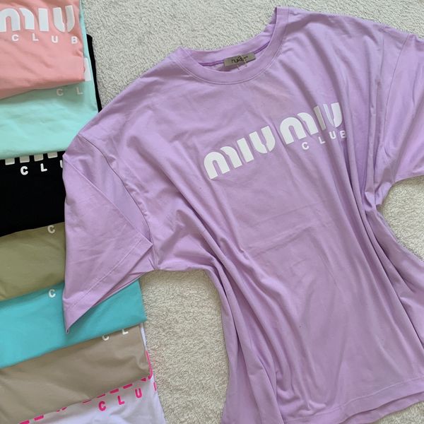 تیشرت باکسی miu miu