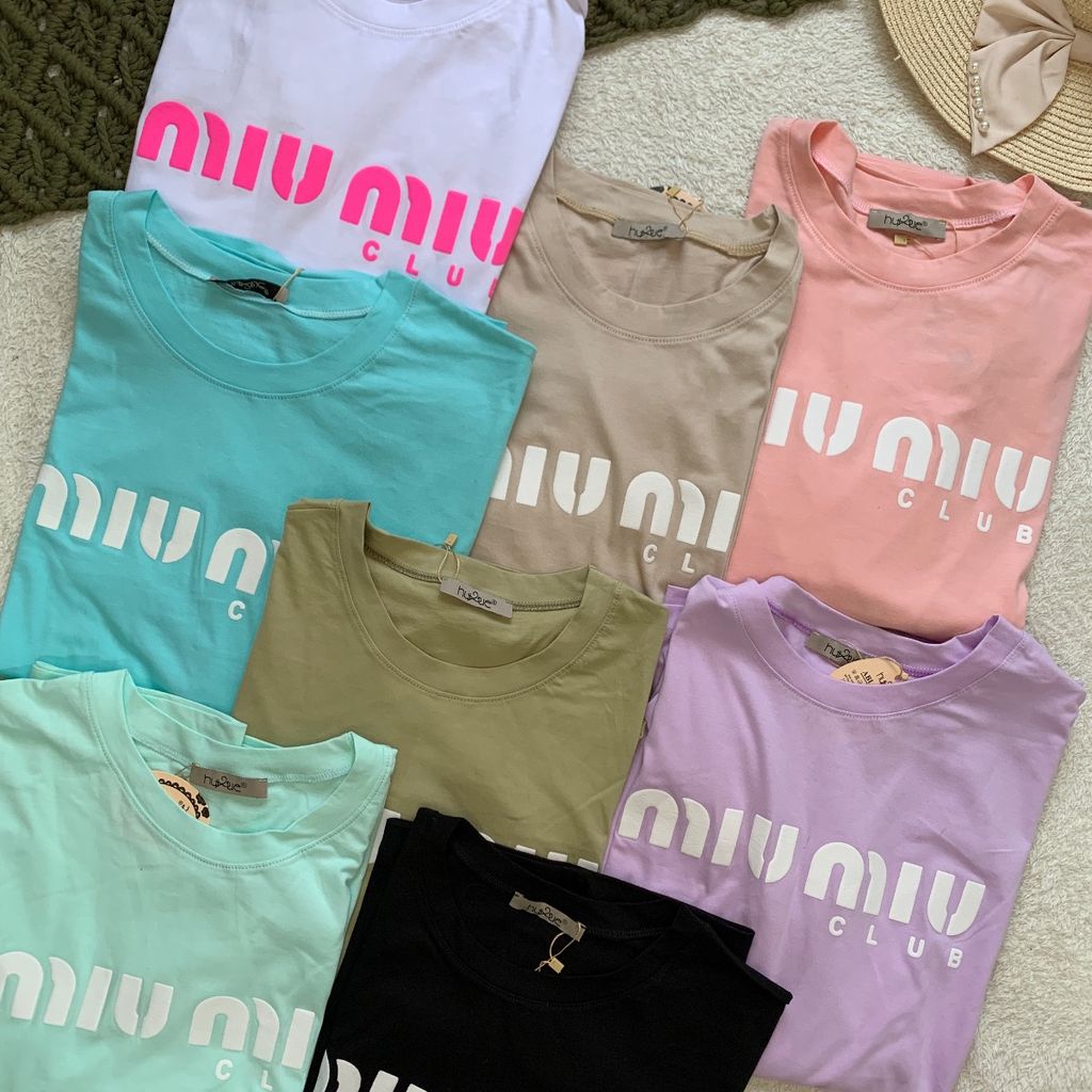 مشخصات تیشرت باکسی miu miu