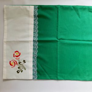 فروش اینترنتی روبالشتی گلدوزی شده کار دست با نخ دمسه 2 عددی