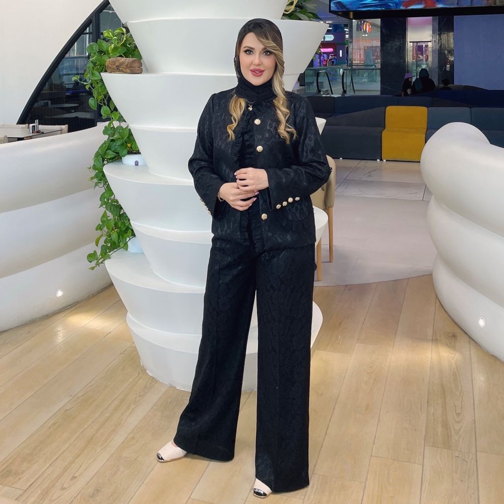 خرید اینترنتی ست کت و شلوار دانتل (کالکشن فروزان نریمیسا)