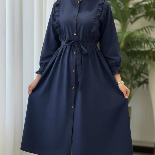 پیراهن جلودکمه دار دخترانه و زنانه